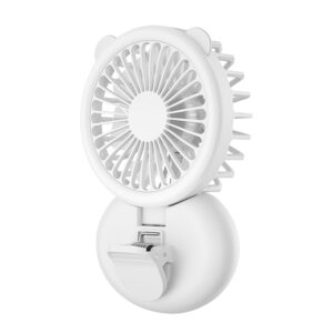 Miniventilador C Clip Portát E Luz Na Mesa Ou Celular Vp-4